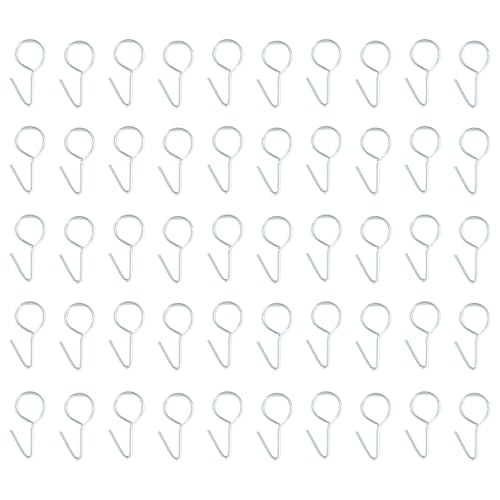 100 Stück S Haken Ringe, Haken für Autositzbezüge, Metallhaken Hängehaken, Auto Innen Installieren Sitzbezüge Haken, Sitzbezughaken für Auto