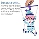 Baker Ross Weihnachtselfe aus Holz, Marionette, 3er-Packung, eigene Holzpuppen basteln, Puppen für Kinder, Holzhandwerk für Kinder zum Zusammenbauen und Verzieren, FE960