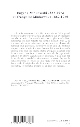 EugÈne minkowski (1885-1972) et françoise minkowska (1882-19: Eclats de mémoire