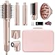 7MAGIC 7 in 1 Airstyler, Professioneller Hairstyler und Ionen Föhn Set, Warmluftbürste, Lockenstab Automatisch, Glätteisen & Haartrockner für Styling, Volumisieren, Locken & Glatte Styles mit Reisebox