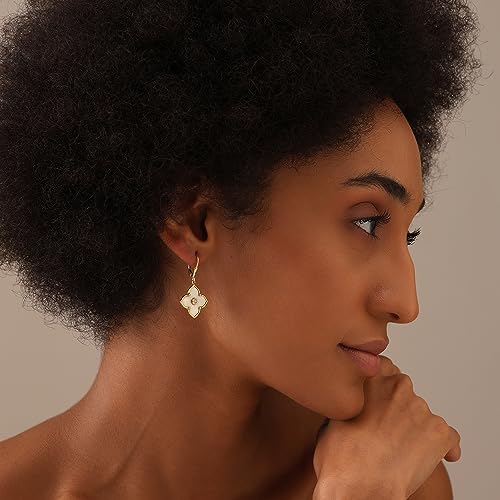 LeCalla 925 Sterling Silver Leverback Drop Earrings | Lightweight Celtic-Knot Filigree Heart Teardrop Dangle Earring for Women's Gift for Her2