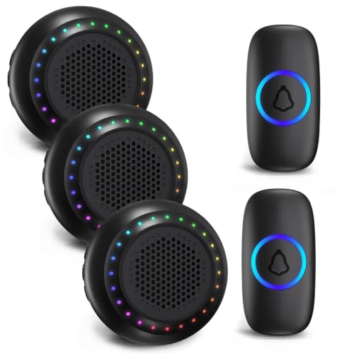 PHYSEN 2-Button 3-Receiver Wireless Doorbell