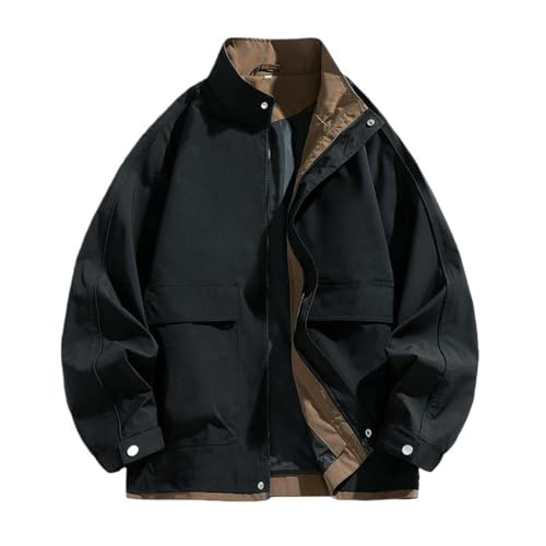 Veste à col montant homme contre le vent frais de mi-saison