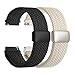 Fullmosa Nylon Uhrenarmband 20mm kompatibel mit Garmin Vivoactive 6/5/3/Venu 2 Plus/Venu Sq/Samsung Galaxy Watch 7/6/5/4 40mm 44mm- 2er Set Geflochtenes Wechsel Armband für Damen & Herren