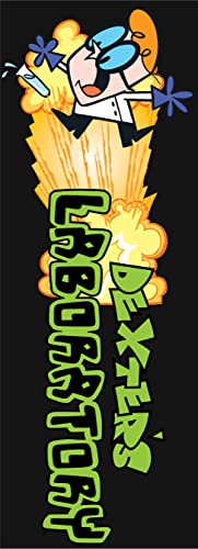 Dexter's Laboratory Logo Men's Black Sleep Pajama Pants2