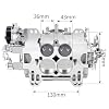 1403 Carburetor Replacement for 500CFM 4-Barrel Square Bore Air Valve Secondary Electric Choke Compatible with Ch.evy Ch.evrolet Cadill.ac Buic.k