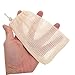 SMASOLO 5Pcs Natural Sisal Exfoliating Soap Pouch Versatile Mesh Bag for Body Facial Cleansing Drawstring Design for Easy Use Bathroom Travel Lather Enhancer for Sensitive Skin