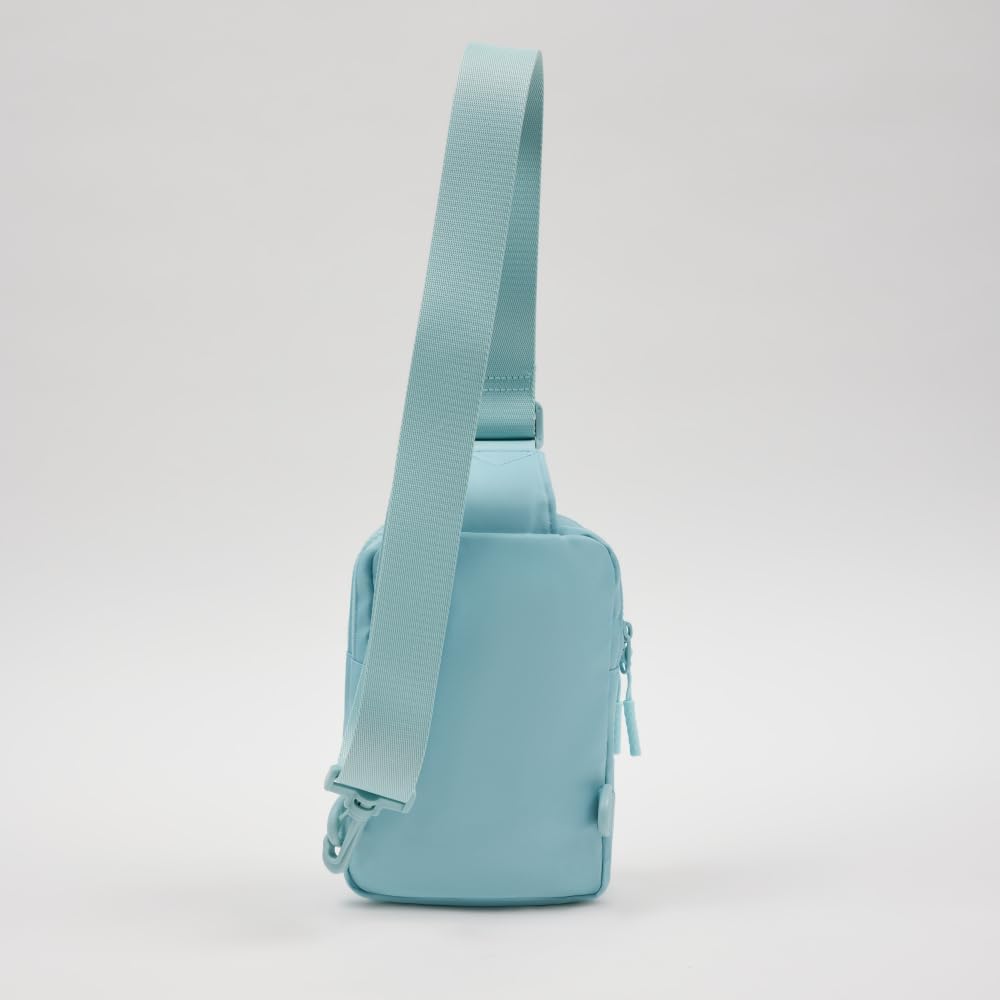 VAKAER Convertible Sling Backpack for Women & Men – Lightweight 3-in-1 Crossbody Daypack with Adjustable Strap, Anti-Theft Pocket, Water-Resistant Small Travel Bag (Ice blue) - Image 4