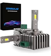 SONRUIJIE 2024 D1S D1R LED Lampadine, 100% Canbus 110W (55W/Lampade) 20000LM 6000K, Sostituisci lampadine allo xeno HID OEM Plug and Play, 2 Pezzi SONRUIJIE 2024 D1S D1R LED Lampadine, 100% Canbus 110W (55W/Lampade) 20000LM 6000K, Sostituisci lampadine allo xeno HID OEM Plug and Play, 2 Pezzi