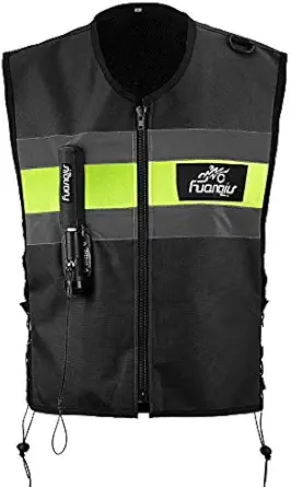 Motorcycle Airbag Vest, Professional Advanced Air Bag System, Black, XXXL