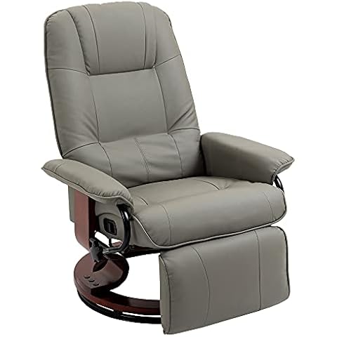 HOMCOM Faux Leather Recliner Cover