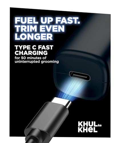 Image of Bombay Shaving Company Nose & Ear Trimmer for Men | 360 Dual Blade Precision Grooming | Type-C Fast Charging, IPX7 Waterproof, High-Speed Low-Noise Motor, 50 Min Runtime, Auto Hair Collection Filter