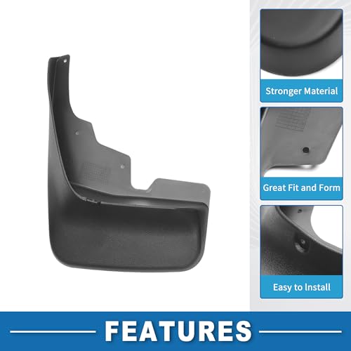 Image of Mud Flap Splash Guard with Mount Accessories Front & Rear Side Mud Guard for Jeep Grand Cherokee 2005-2010 (Set of 4)
