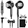 LUDOS NOVA Wired Earbuds in-Ear Headphones, 5 Year Warranty, Earphones with Microphone, 3.5mm Plug-in Ear Buds Calls Compatible with iPhone, Laptop, Computer, School Students, Kids, Women, Small Ears