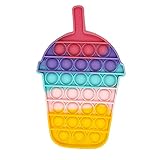Shlok popite Pop it Fidget Toys, fidjetoys Toy Anti Stress, popit Jeux Pas Cher, Multicolour popite fijets Toys entistesses Objeto satisfactorio, poppit figette, Anti Stress (Vaso para Beber)