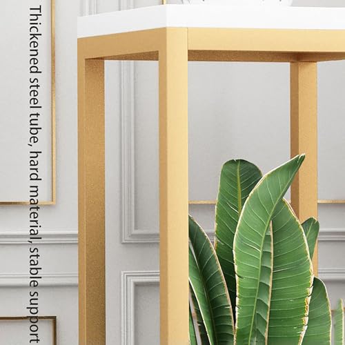 Meuble angle plante doré noir pour libérer l'espace au sol avec style - 5