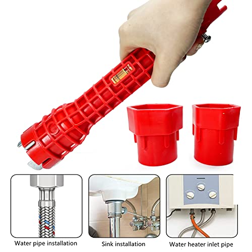 Chave De Instalação Torneira e Pia 8 Em 1 Multifuncional