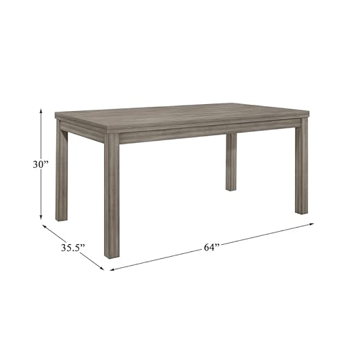 Homelegance Lexicon Bainbridge 64" Transitional Wood Dining Room Table In Weathered Gray #TOP2