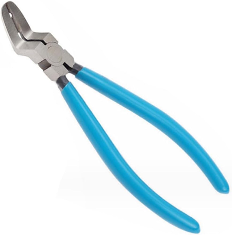 Diagonal Cutting Pliers Wire Flush Cutters Car Push Retainer Rivet Trim Clip Pry Puller Clips Panel Assortments Puller Auto Body Tools (Light Blue)