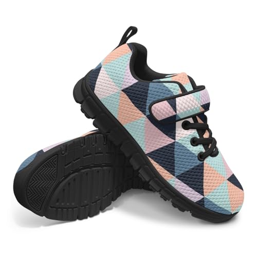 Sneakers for Kids Girls Cute Soft Casual Daily Wear Non Slip Hook and Loop Floral Print Running Gym Sneakers3