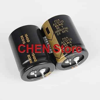 2pz GIAPPONE Elna Lao 10000uF 80V 10000mfd Per Condensatore - Foto 2