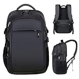 yztju Zaino Per Computer, Zaino Per Computer Portatile | Oxford Di Grande Capacità Da 15 Pollici Con Borsa Per Computer Portatile Porta USB,Grande Borsa Per Computer Da Business Traspirante