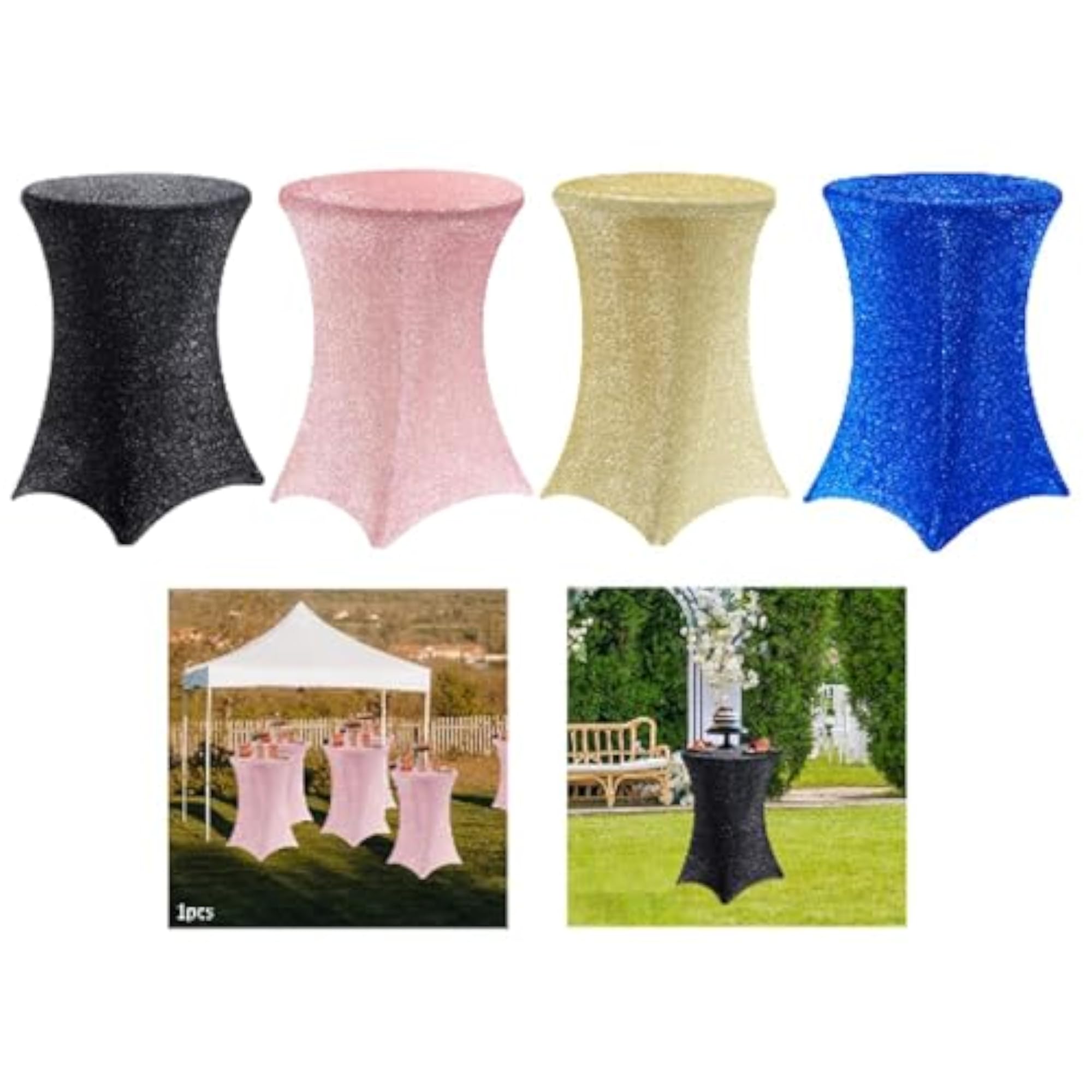 Cocktail Tablecloth Cover for Banquet Event Receptions