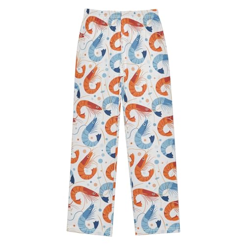 Vdsrup Cartoon Shrimps Pajama Pants Pajama Bottoms Soft Sleep Pjs Lounge Pants S2