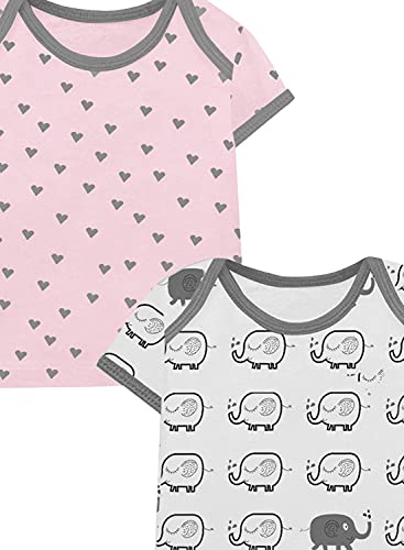 Image of A.T.U.N. (ALL THINGS UBER NICE) Unisex Kids Cotton Printed Regular T-Shirt (Pack of 2)