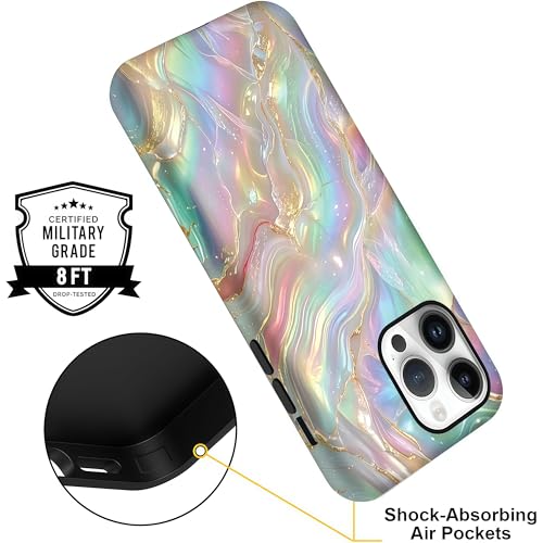 Coque rigide iPhone 16 Pro opale de feu protection antichoc double couche résistante - 6