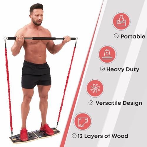 Planche push up portable pour entraînement des muscles de la poitrine et du dos