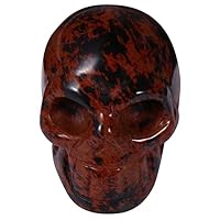 Garneck Crâne En Cristal De Jade - Décoration De Tête De Mort - Petites Figurines - Décoration D'intérieur