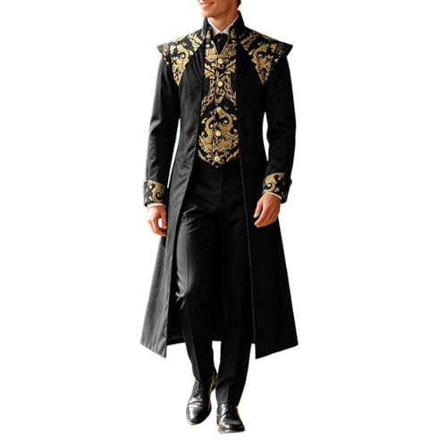 Frack steampunk pour homme costume victorien et médiéval gothique