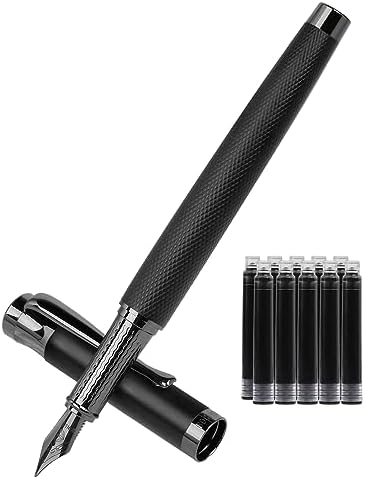 Fountain Pen Beautiful Pen for Men and Women (Black)