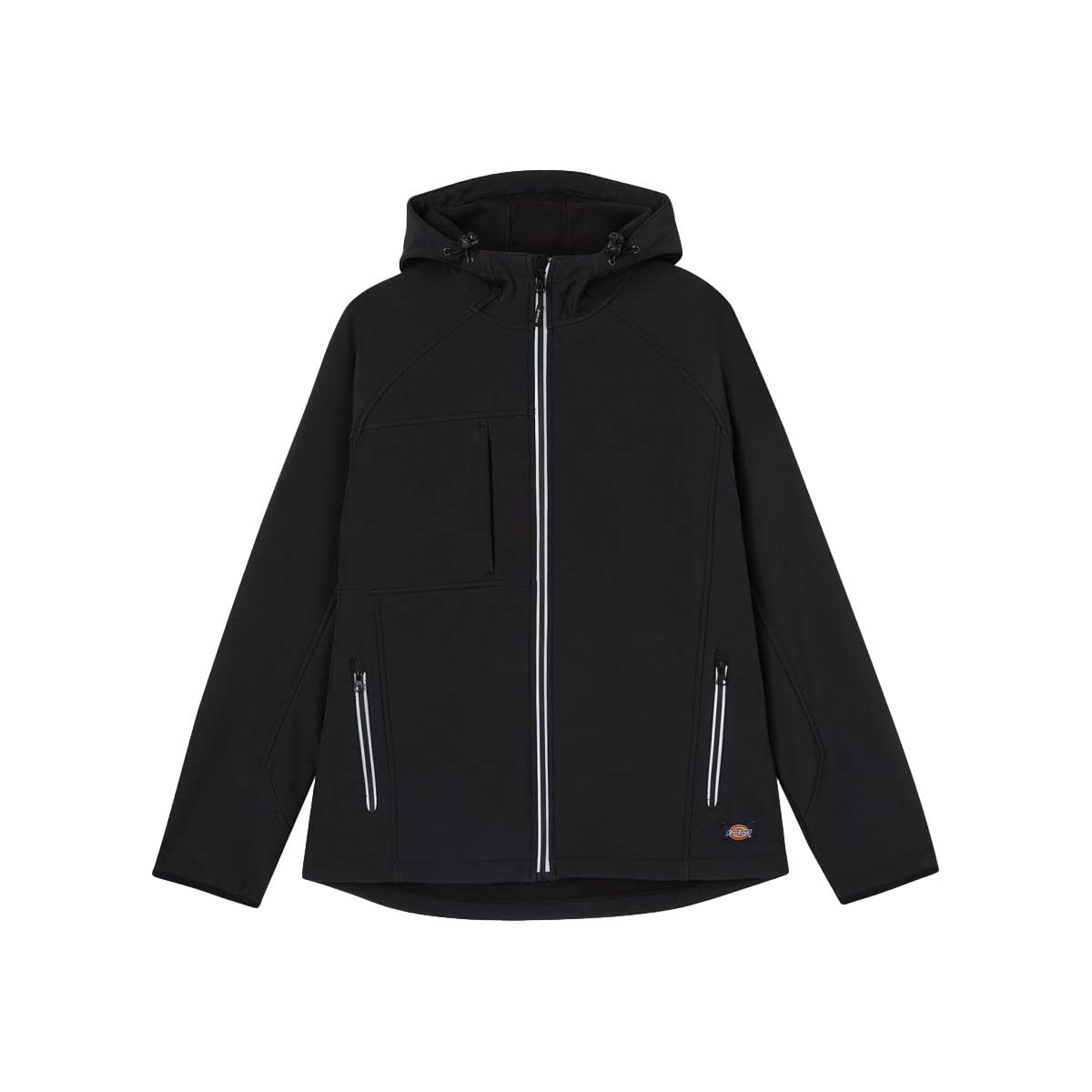 Dickies Men's Black - Outerwear For Two Tone Softshell Jacket, Waterproof, Xxl