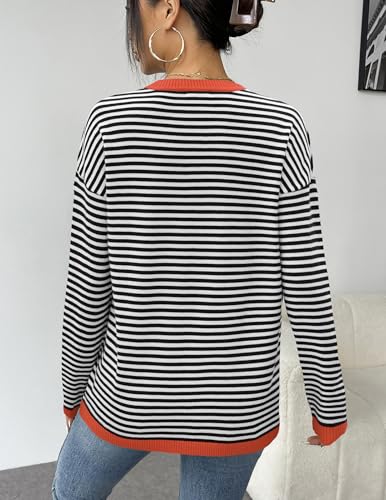 Image of Zeagoo Sweaters for Women Fall Outfits Trendy 2025 Long Sleeve Shirts Bussiness Casual Knit Pullover Sweater Tops