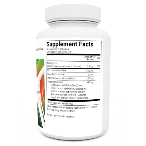 image for Dr. Berg Nutritionals Dr. Berg Glucosamine Chondroitin MSM Turmeric & 