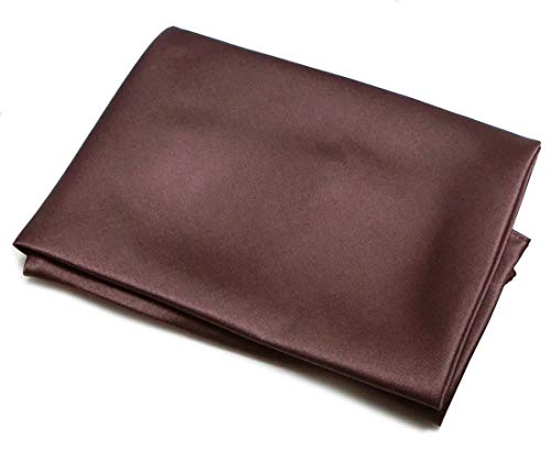 [ハネクトーン] セーラー服 スカーフ 三角タイ 絹100% サテン10匁 こげ茶(96)