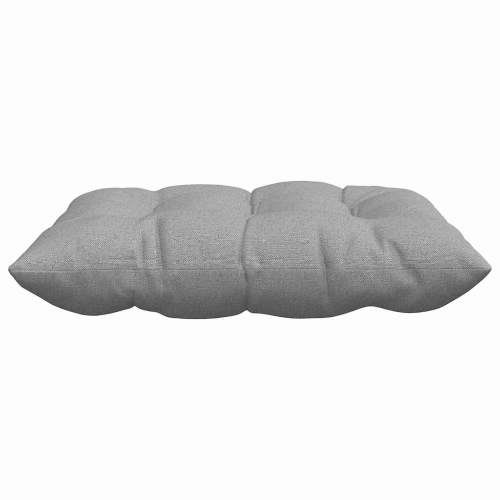 Sitzkissen 4 Stück Wolkengrau 40 x 40 x 6 cm Stoff mit rutschfesten Bändern, waschbarer Bezug für Esszimmer, Büro, Balkon, ergonomische Polsterauflage und Sitz-Erhöhung