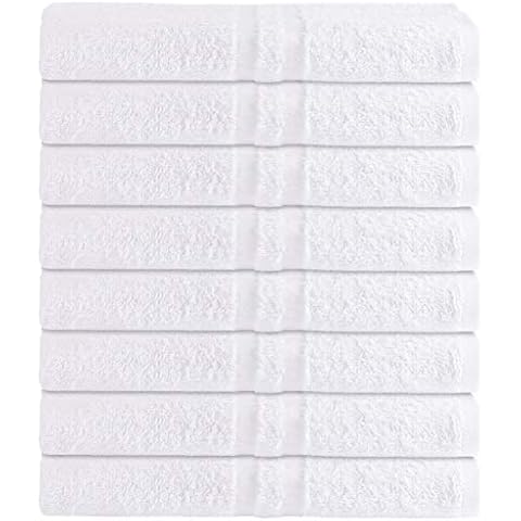 GREEN LIFESTYLE Luxury Bath Towel - White Large Bath Towels Pack Cover