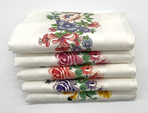 Zani Luigi Fazzoletti Donna, con Fiorellini