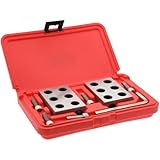 SPI 13-669-7 Setup 1-2-3 Blocks: Matched & Measured Pair with 5 Tapped Holes (5/16-18) & 6 Untapped Holes