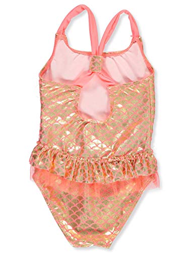 Real Love Infant Girl's One-Piece Swimming Suit - Metallic Mermaid Style2