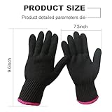 RENKE 2-piece professional insulated gloves - heat-resistant gloves suitable for hair styling - Image 2