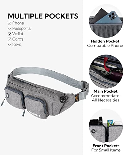 Waterfly Fanny Pack Waist Bag: Travel Hip Pouch Bum Bag Fashion Fannie Pack Adjustable Belt Waistpack Phanny Fannypack For Man Woman Hiking Walking Jogging #TOP3