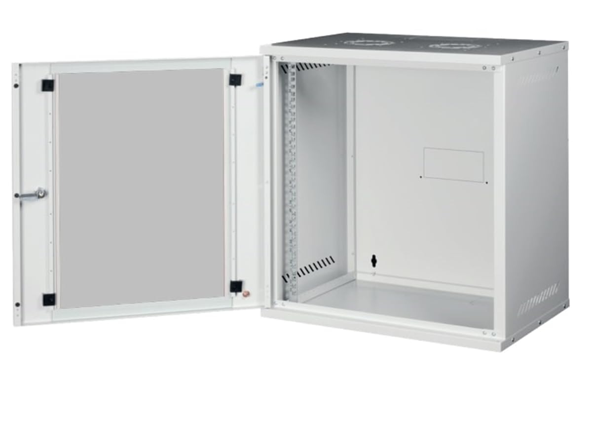 Armadio Rack 19" 7U a Muro Grigio 542x400 mm Disassemblato