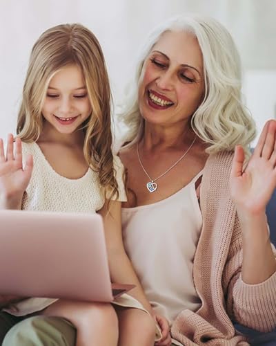 Mother Daughter Necklace/Grandma Granddaughter Necklace, Birthday Gifts for Aunt Niece Auntie Turtle Pendant Necklaces Jewelry Gifts for Women2