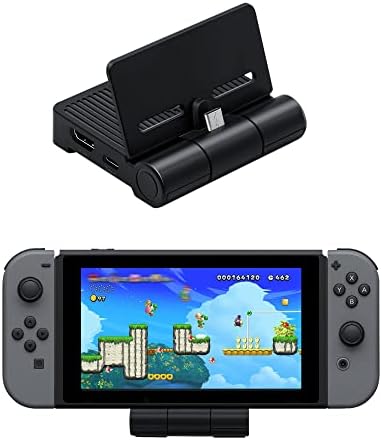 Switch TV Dock for NS Switch/Switch OLED,Mcbazel Portable Docking Station for Switch with Type-C and USB 3.0 Port,Foldable Switch Dock Station