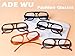 ADE WU Fashion Glasses for Woman 70s Vintage Non Prescription Eyeglasses Frames Retro Square Aviator Fake Glasses (Brown, Clear)