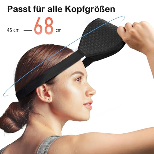 INNELO Maska do spania 3D dla mężczyzn i kobiet, ulepszona wersja 2025 osób śpiących po bokach, w 100% ergonomiczna maska na oczy, z wygodnymi i bez ucisku, czarna